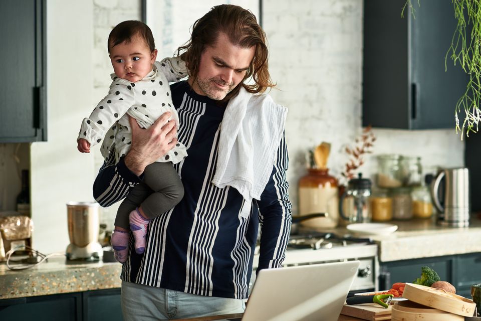 Modern-day parenting relies on Google, and now ChatGPT, when we have questions. Photo: Picture posed/Getty